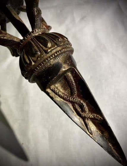 銅器 仏教 明王金剛杵 法器古美術 コレクション品 銅製 工芸品 彫刻装飾