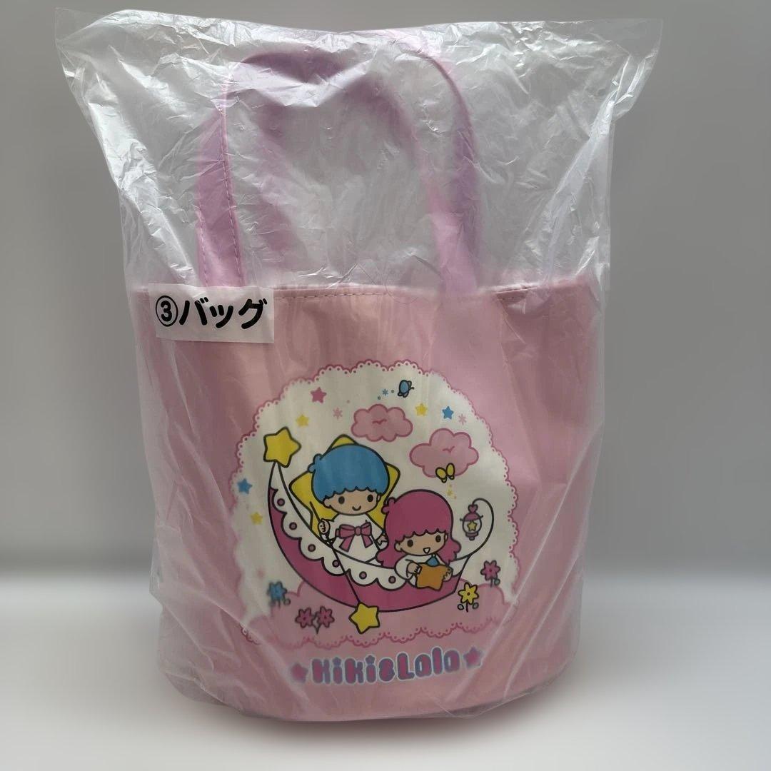 キキララくじ 10点セット ティーポット マグカップ バッグ ポーチ