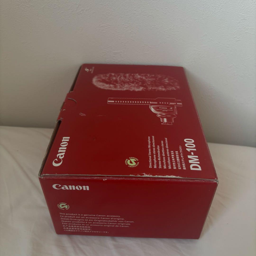 日本製 Canon DM-100 マイク 指向性 ビデオカメラ用