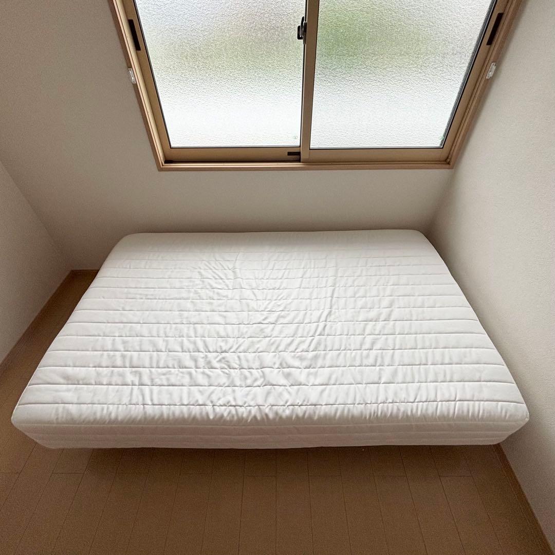 無印良品　脚付マットレス　高密度ポケットコイル　セミダブル