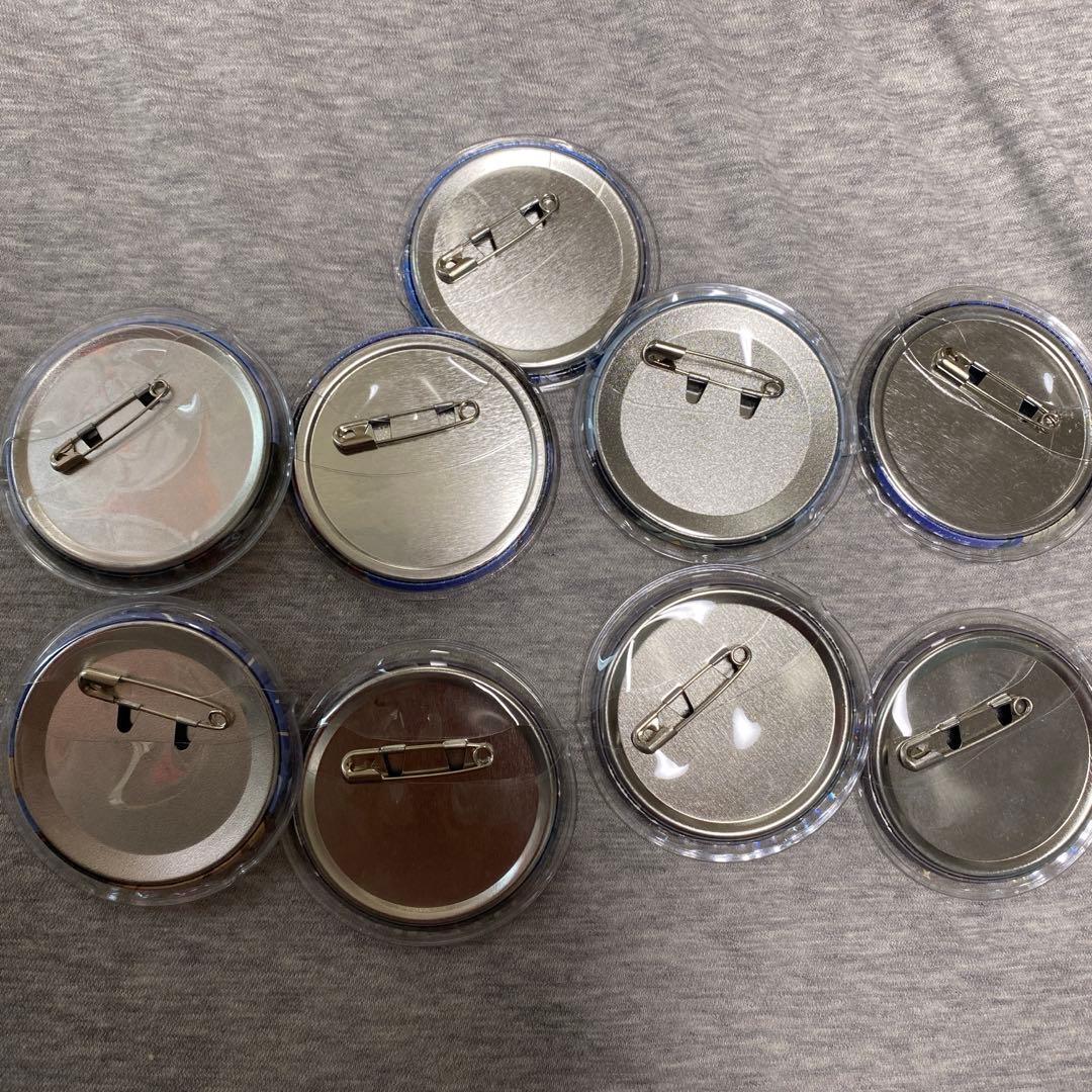 黒子のバスケ 中外鉱業 箔押し風マット缶バッジ 青峰大輝 今吉翔一