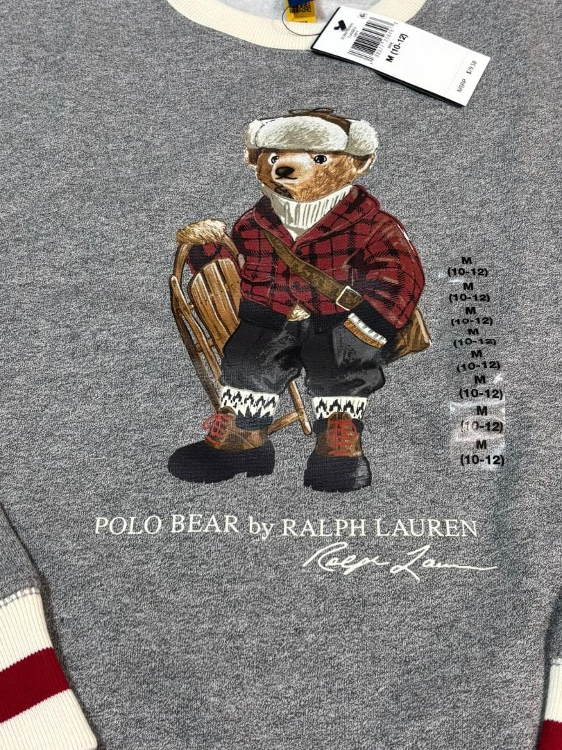 2025最新作新品ラルフローレン　ポロベア　トレーナーボーイズM150