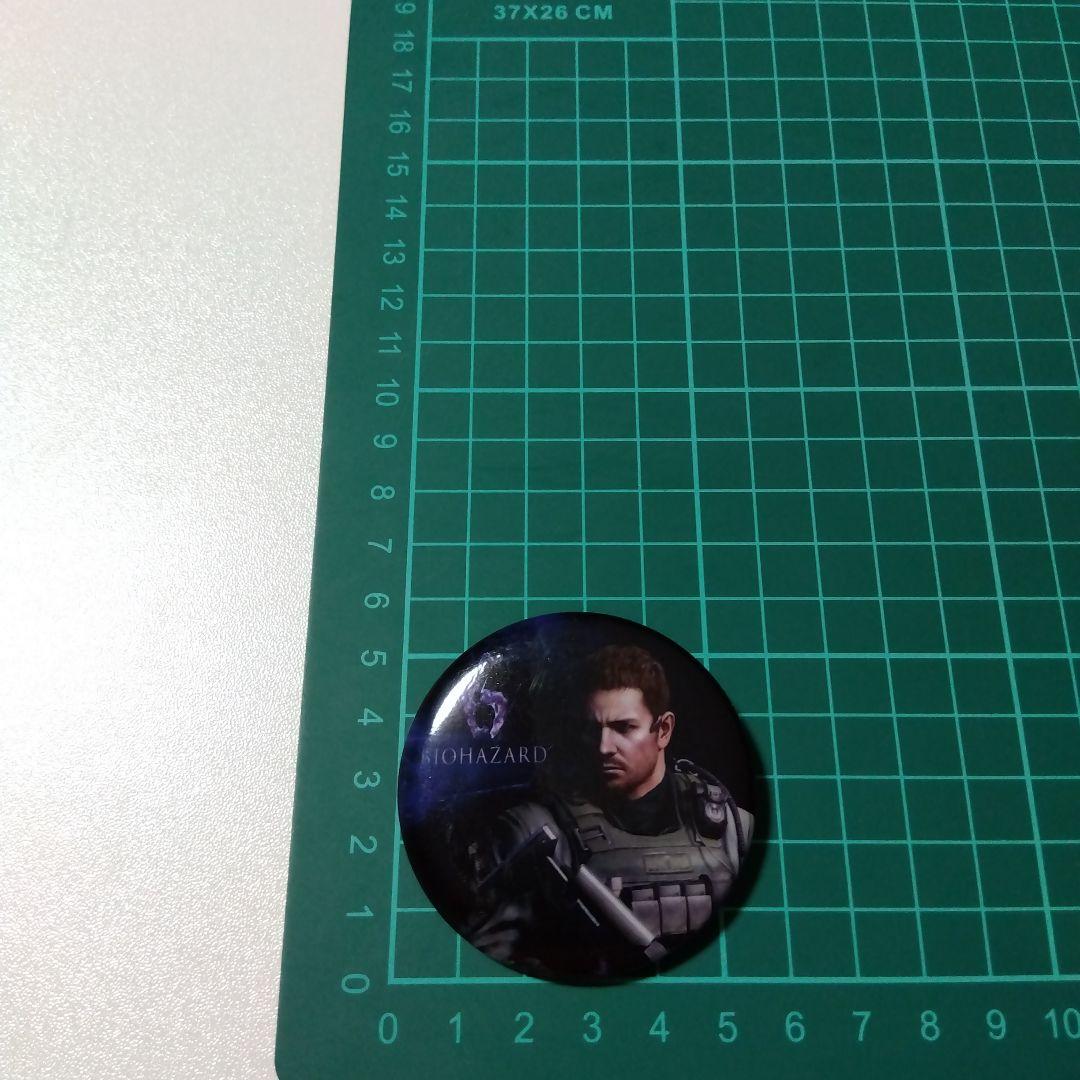 【バイオハザード】クリス パセラ カプコンバー 特典 缶バッジ