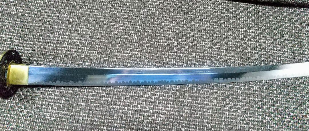 模造刀　名刀　高級品　二本セット　台座付き　レトロ　新品同様