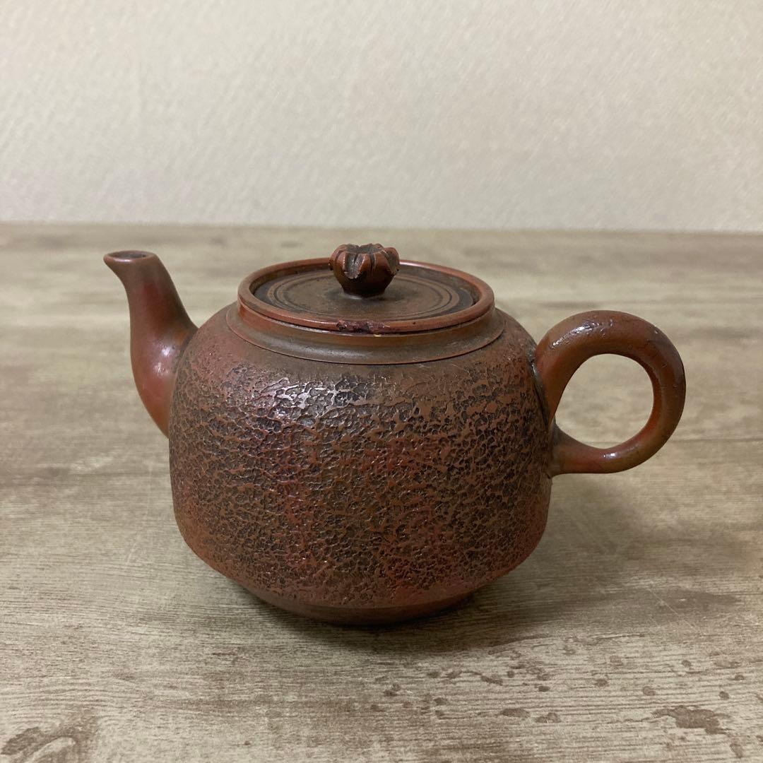 古備前　香山　小茶器揃え　時代　急須　湯冷し　湯呑み5 明治〈検 常滑　朱泥