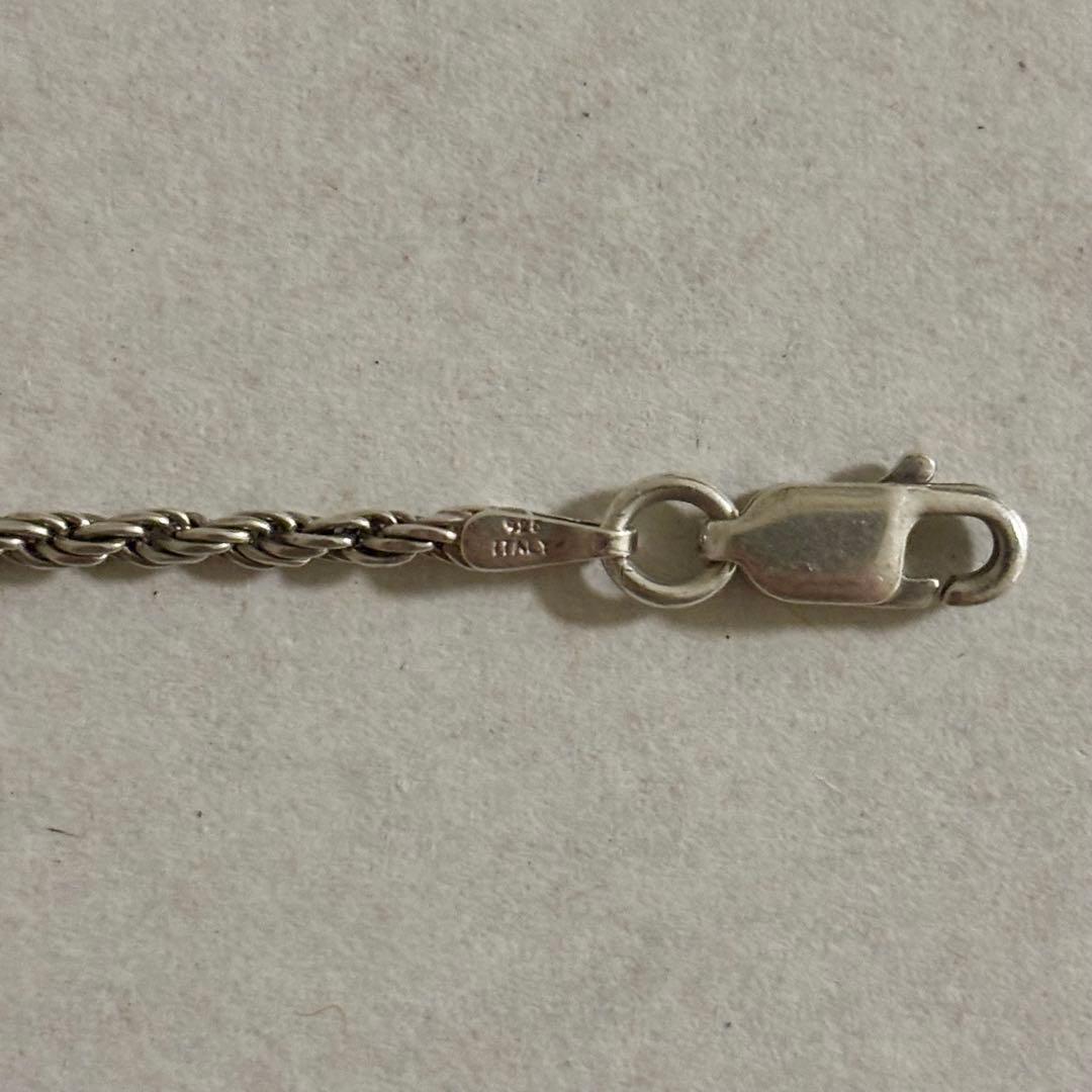 【刻印あり】FRENCH ROPE CHAIN silver925ブレスレット