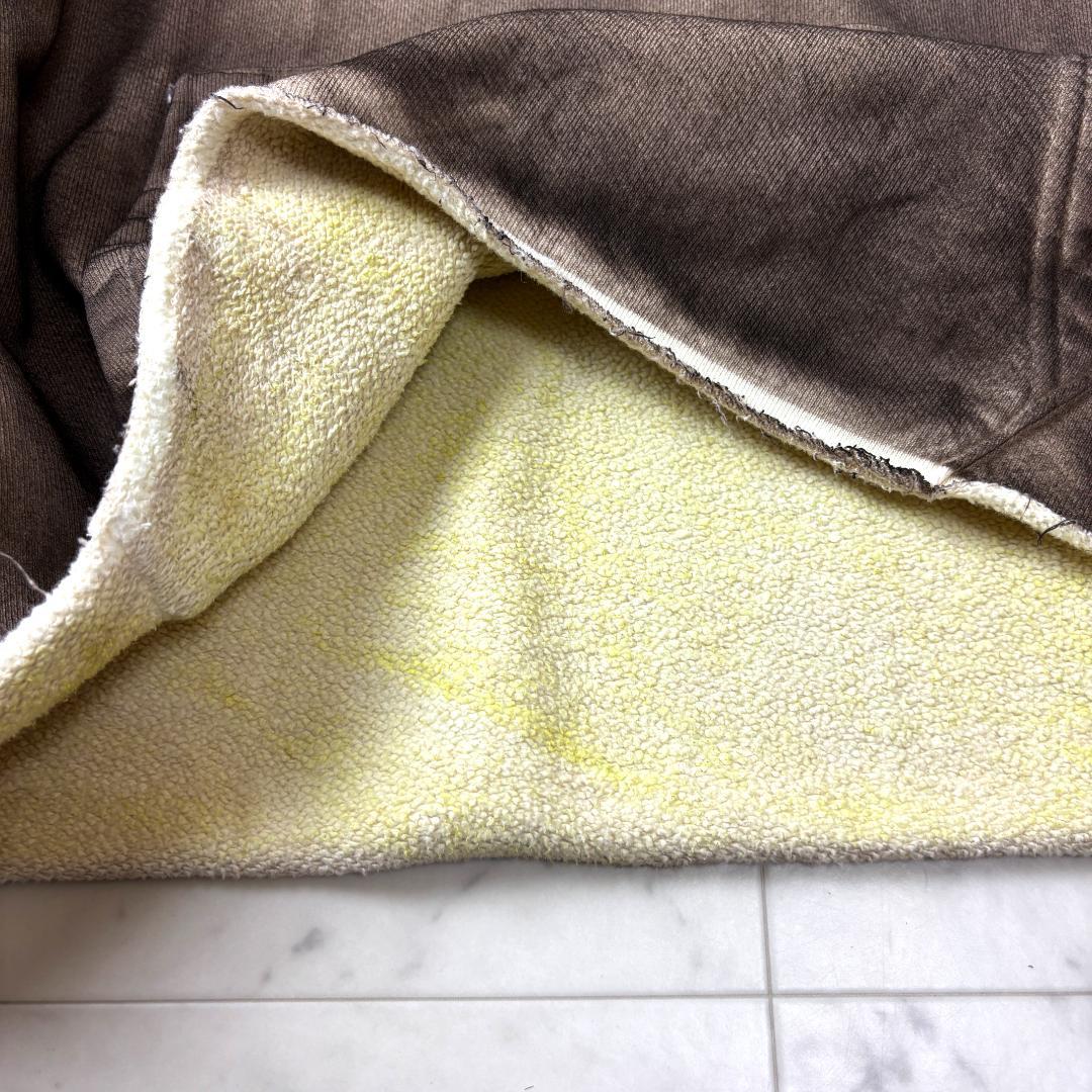 NOTSONORMAL オーバーサイズ フーディ XL アメリカ製 染め 綿