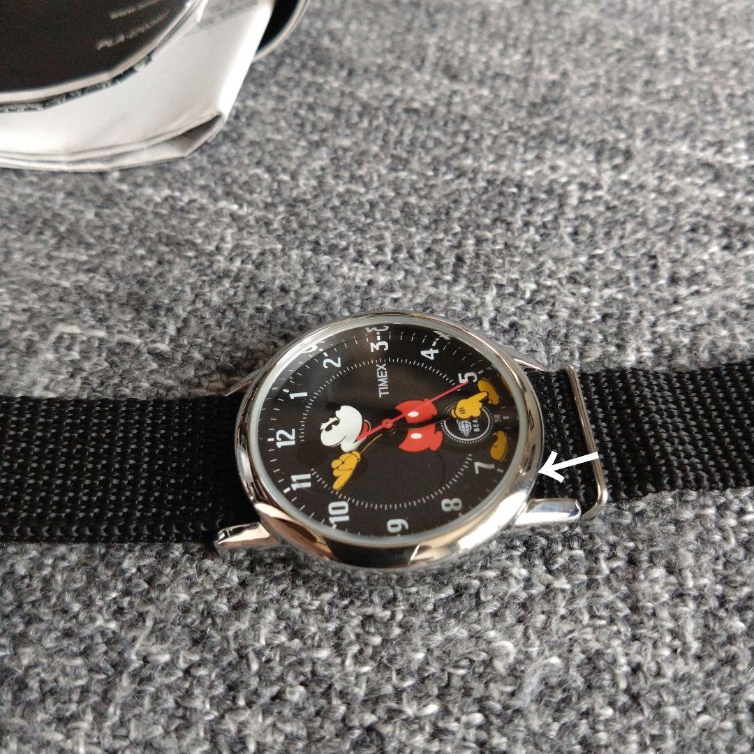 【TIMEX】 BEAMS Disney ミッキー 腕時計 黒