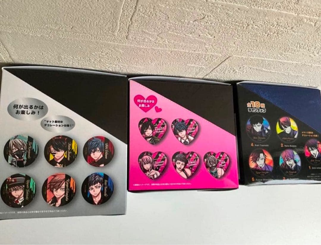 桃源暗鬼 トレーディング缶バッジ　メタリック缶バッジ　ハート缶バッジ 3BOX⑦