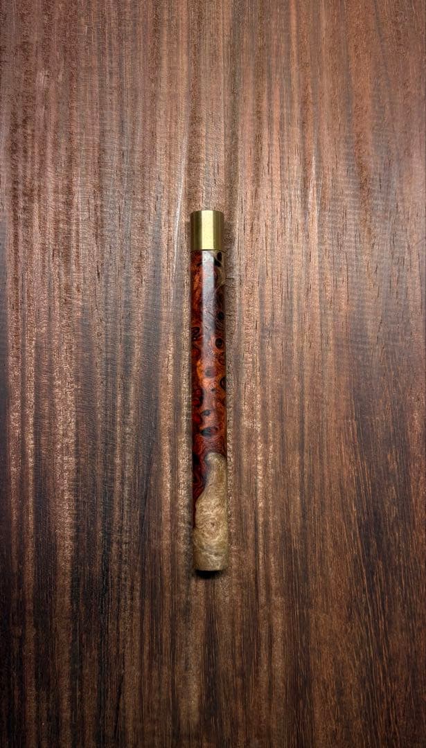 クラフトa 芯ケース 本花梨紅白 クラフトエー 芯ケース 本カリン瘤紅白