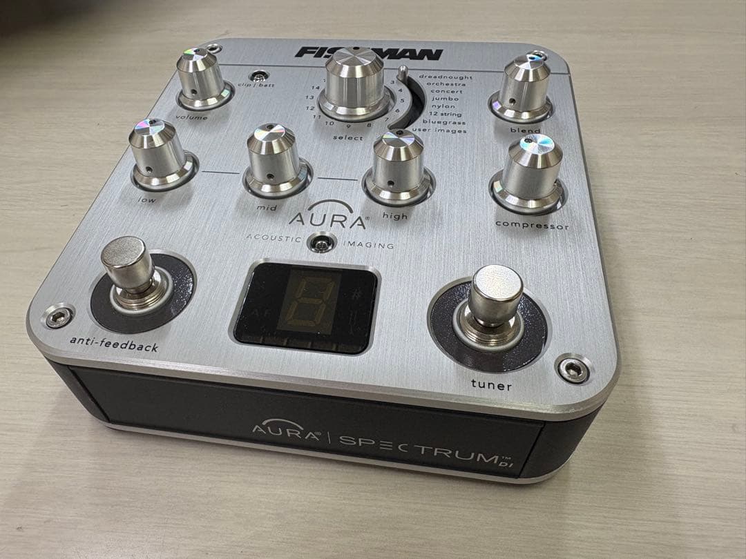 【美品】FISHMAN Aura Spectrum DI プリアンプ