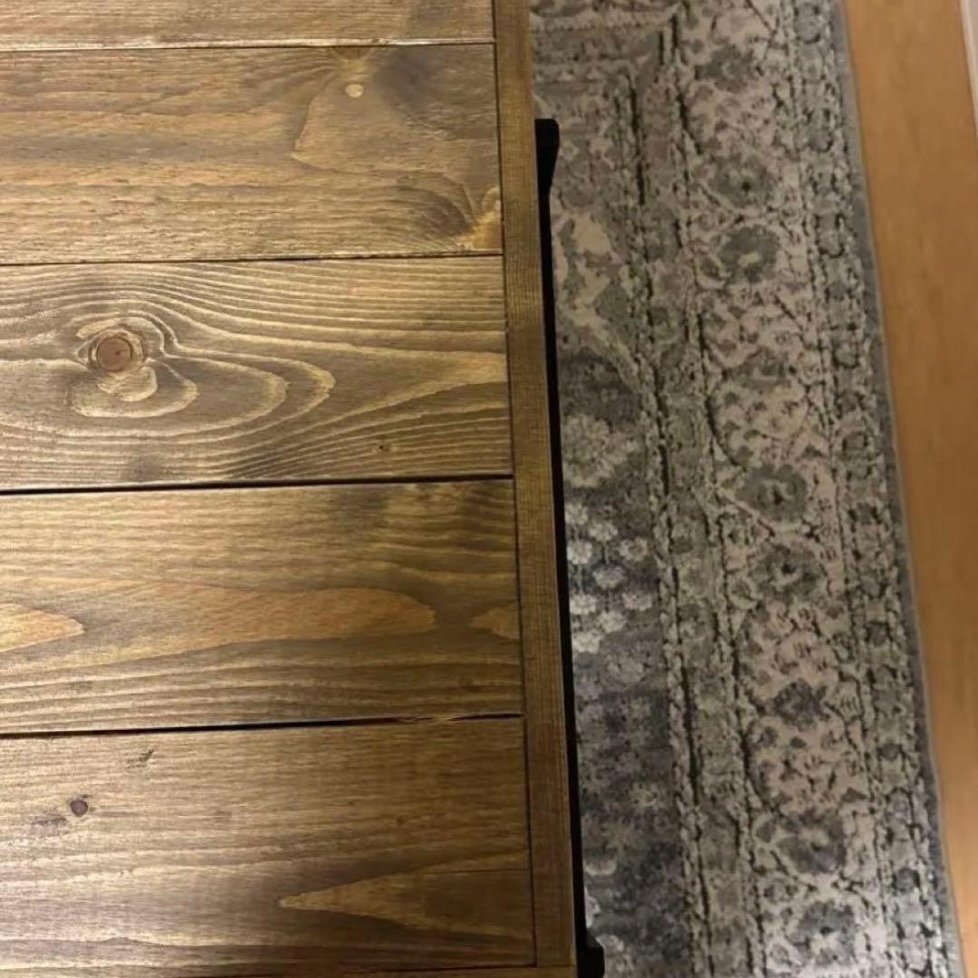 昇降式 ローテーブル 無垢材 ソファ対応 キャスター　在宅ワーク 昇降テーブル