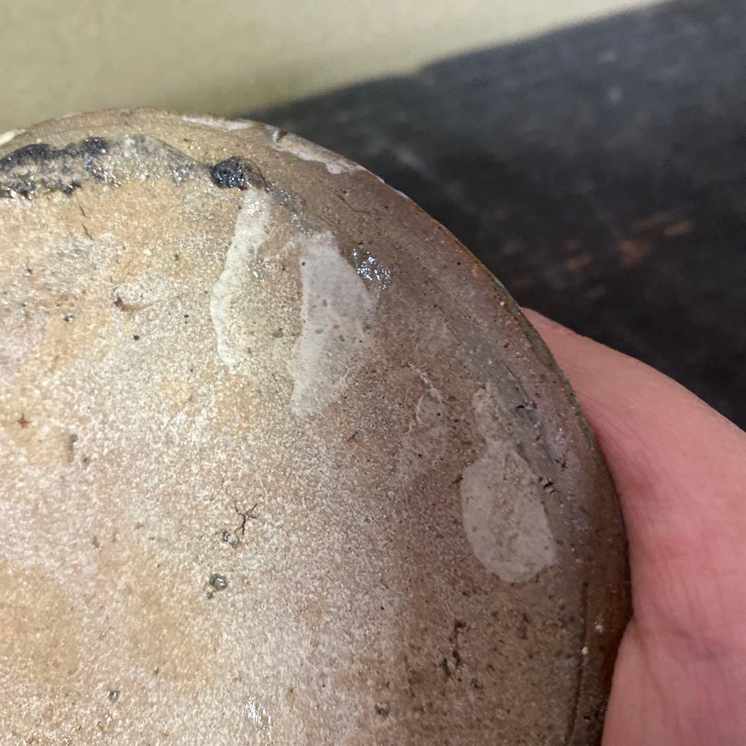 白丹波花文水指16cm19cm 美術品・アンティーク・コレクション