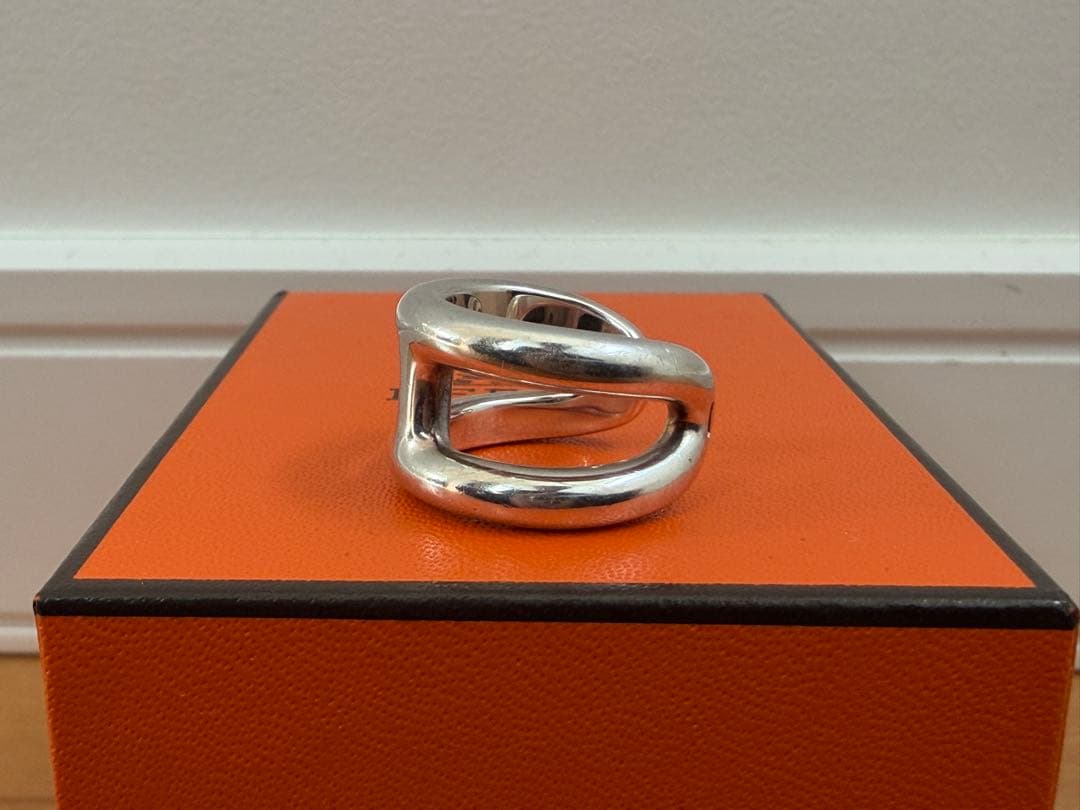 HERMES エルメス　オスモズ　PM 51 シルバー　リング　指輪