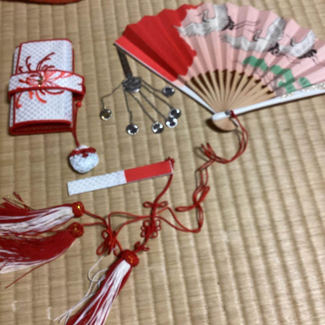 七五三7歳フルセット　帯幅19センチ　草履21センチ