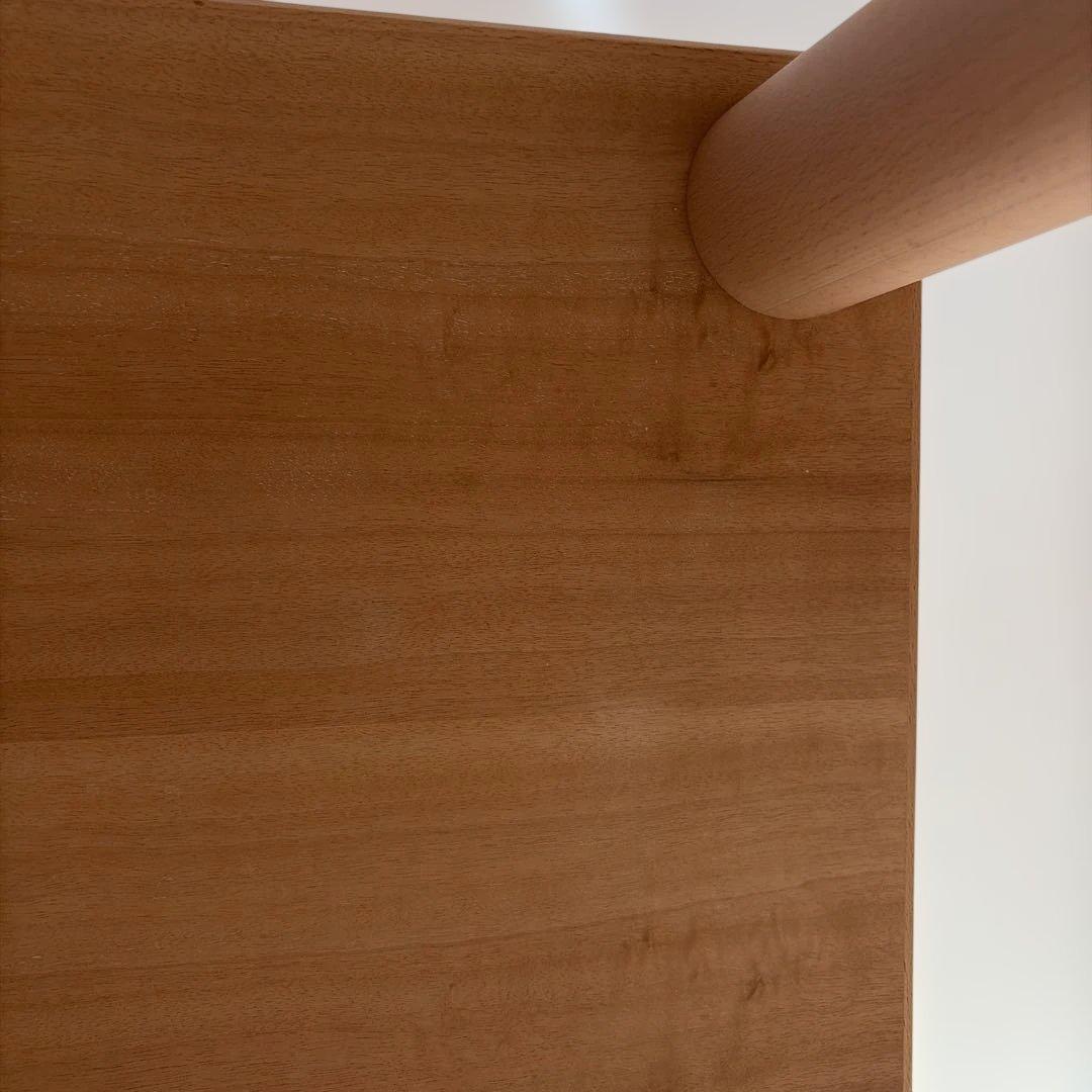 【カリモク60+】ダイニングテーブル800（ピュアビーチ） （現行品8.9万円）