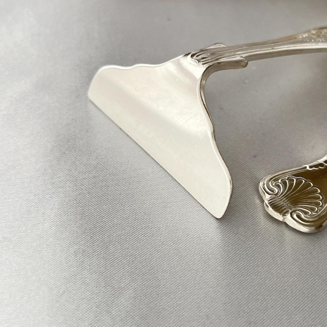 【英国】 キングスパターン ミニサーバー 3本【シルバープレート】