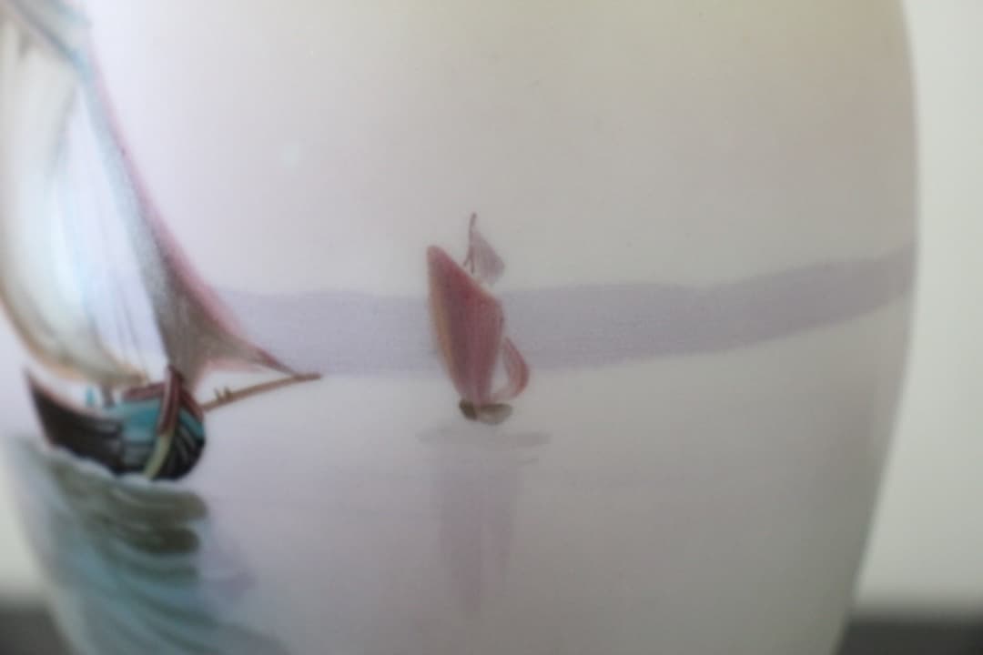 アンティーク　オールドノリタケ　里帰り　金彩　金盛り　取手付き花瓶