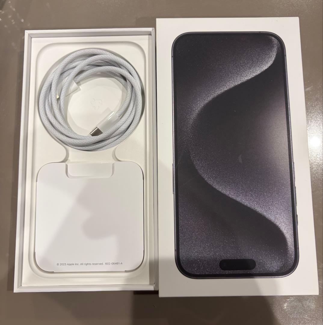 (ハルタ)美品iPhone15pro 512GB ブラックチタニウム
