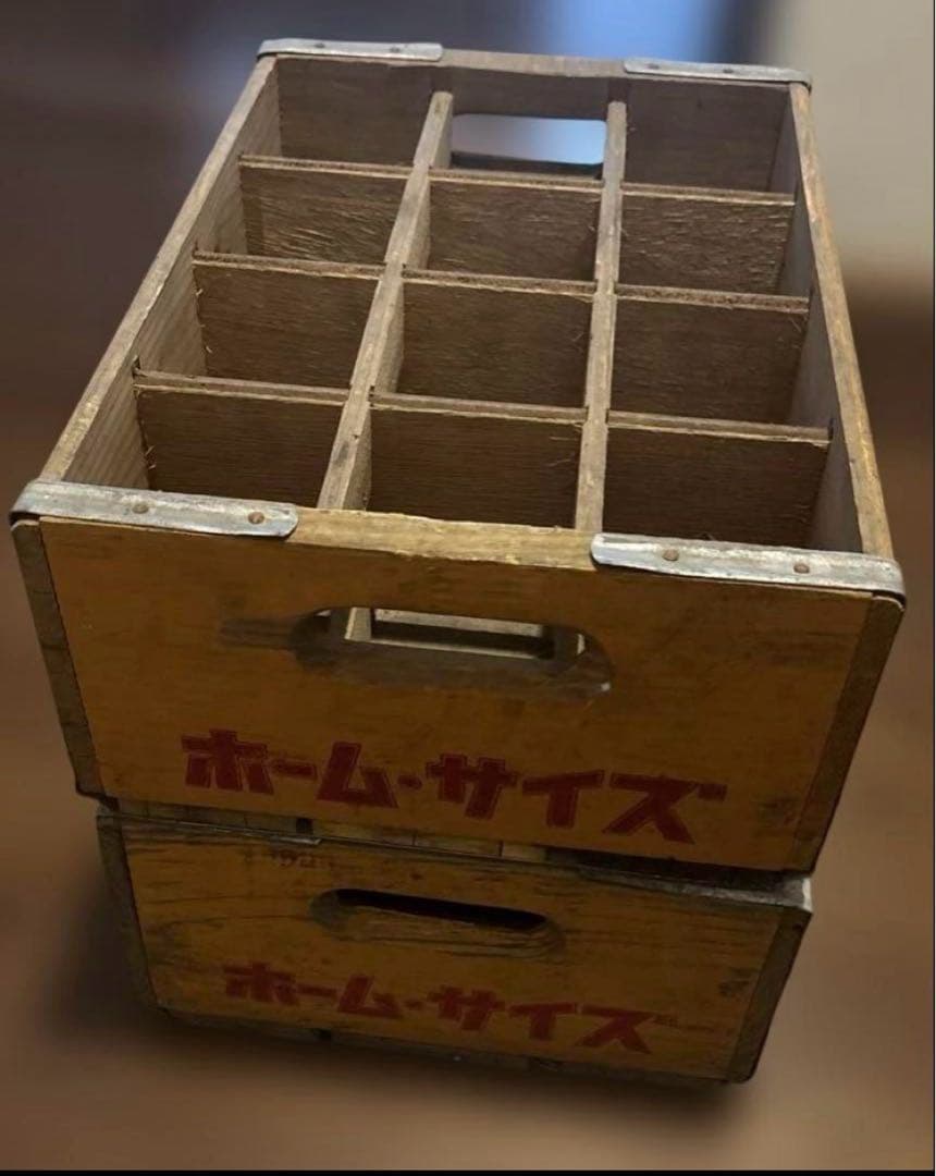 コカコーラ 木製 ボックス Coca-Cola 2個セット ヴィンテージ レトロ