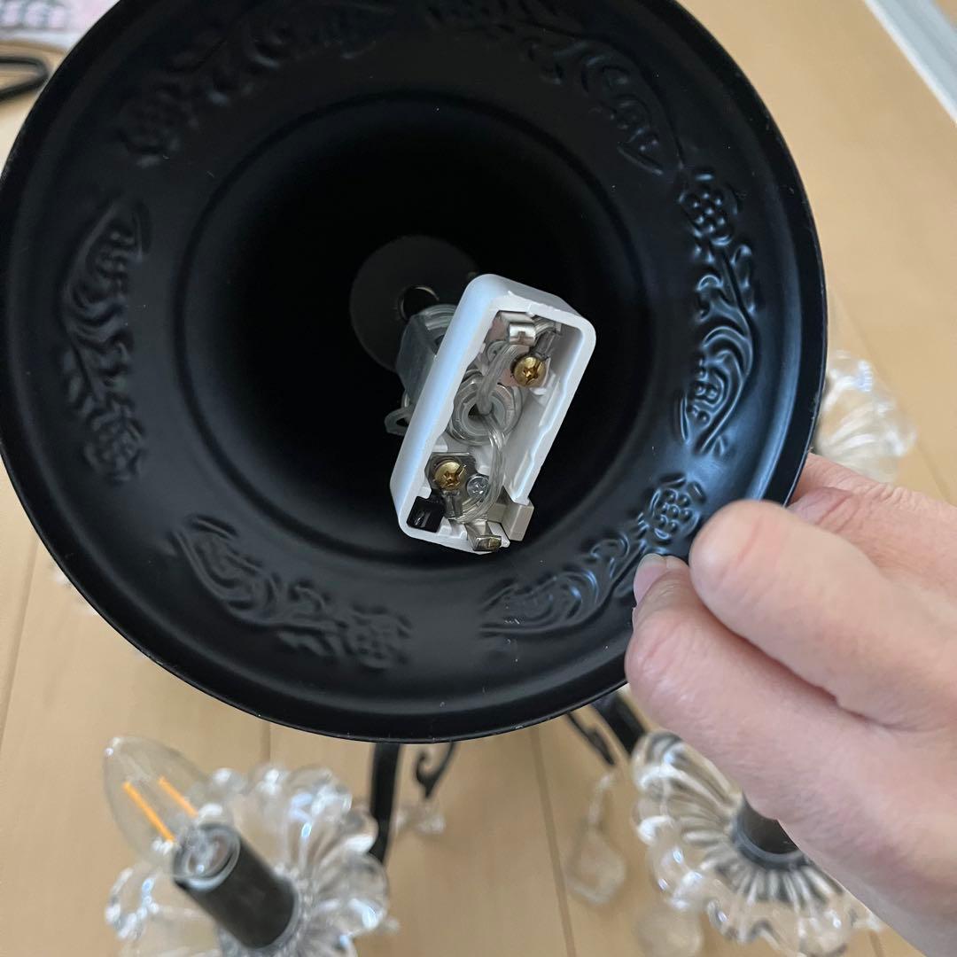 Rico　サラグレース　アンティーク調　シャンデリア　5灯