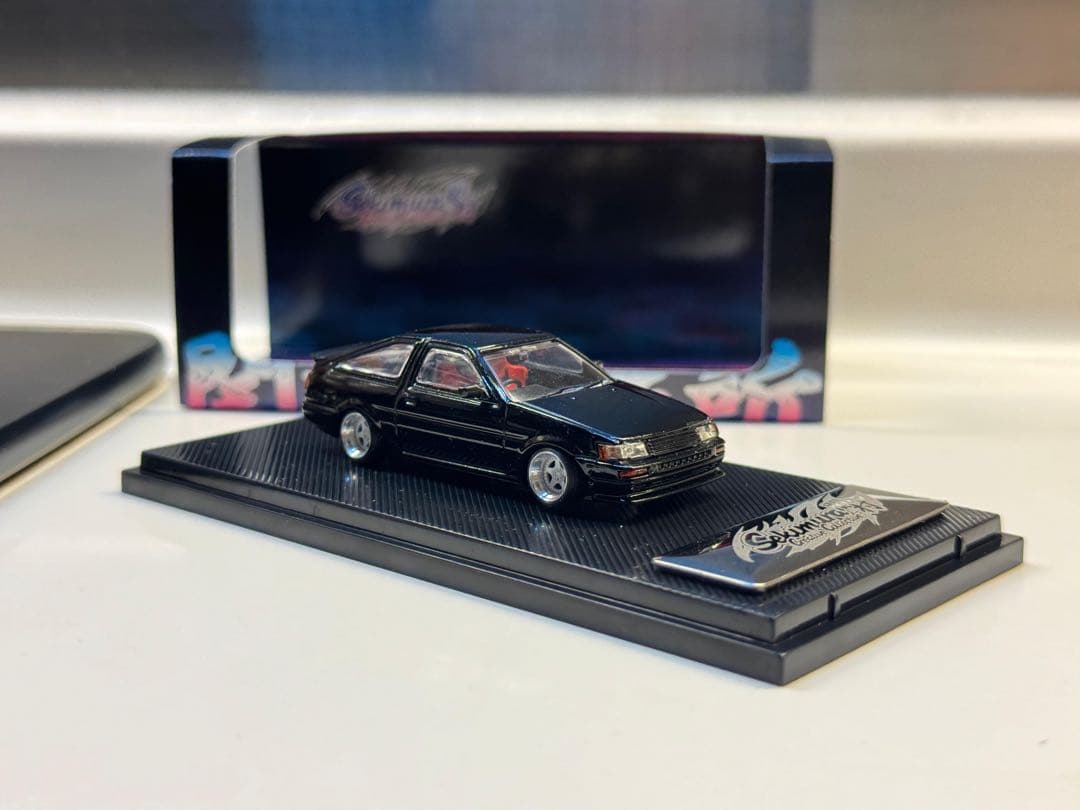 1/64 TRD 風 トヨタAE86 Levin 改 Work CR01