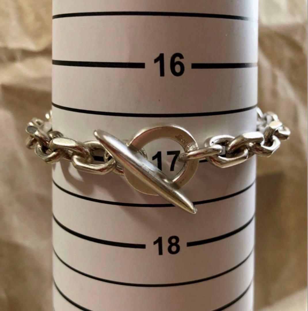 週末値下　英国製 925 アンカーチェーン シルバーブレスレット