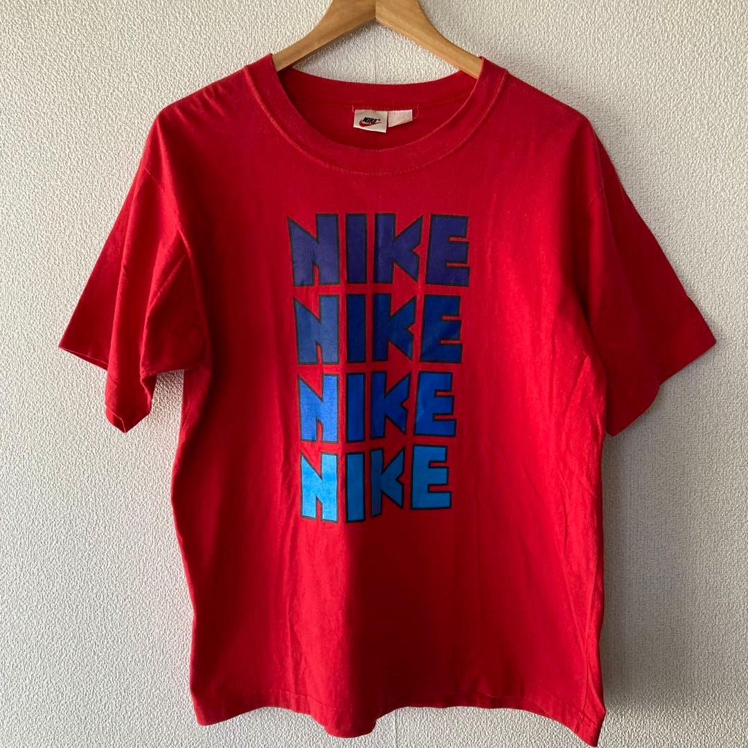 90s NIKE ゴツナイキ 4連 Tシャツ - メルカリ
