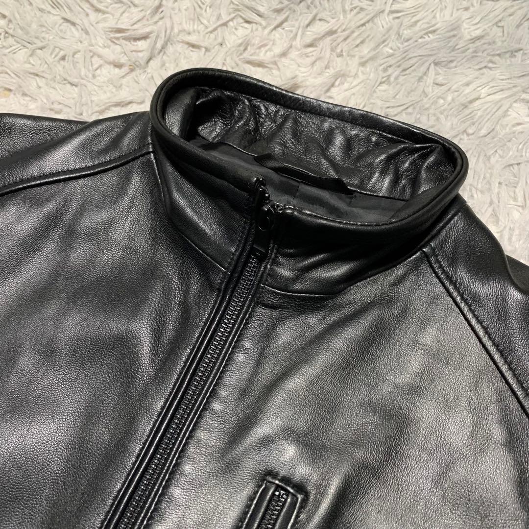 極美品 L MEN´S BIGI メンズビギ レザージャケット ラムレザー