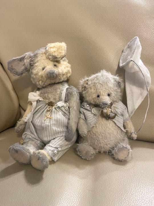 テディベア ぬいぐるみ 個人作家 作家 海外作家 くま うさぎ アートドール 海外 アーティスト ベア うさぎ 高品質 ドール 創作 ぬいぐるみ 海外