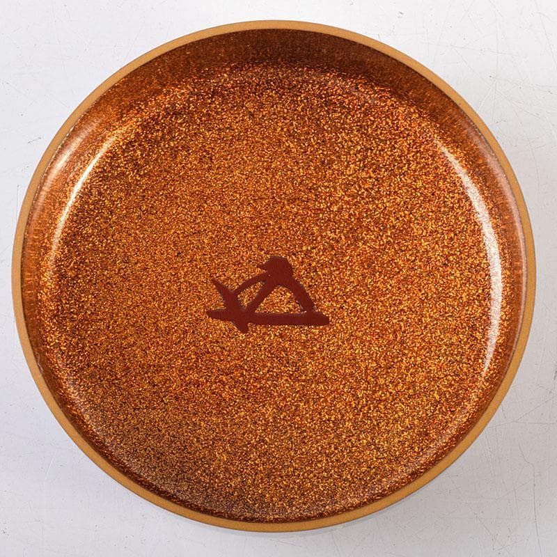 茶道具 横山一榮作 御所車蒔絵 平棗 内金梨子地 鵬雲斎極め箱 V 8336