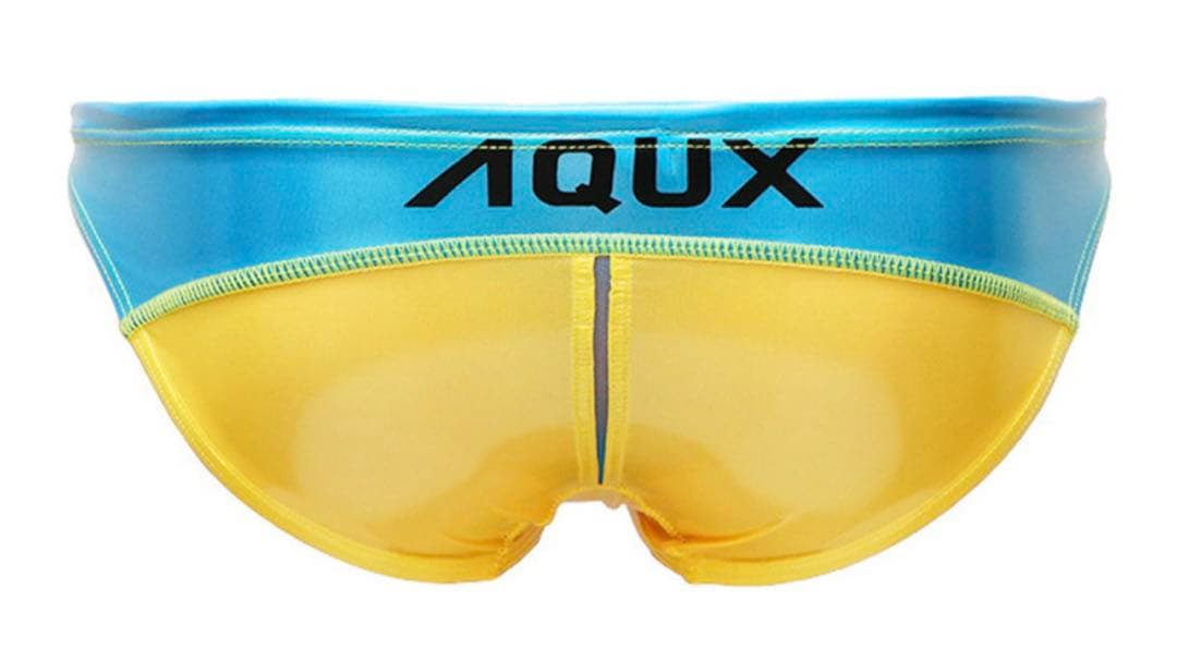 Yellow:L】AQUX Simple Sheer 競パン - メルカリ