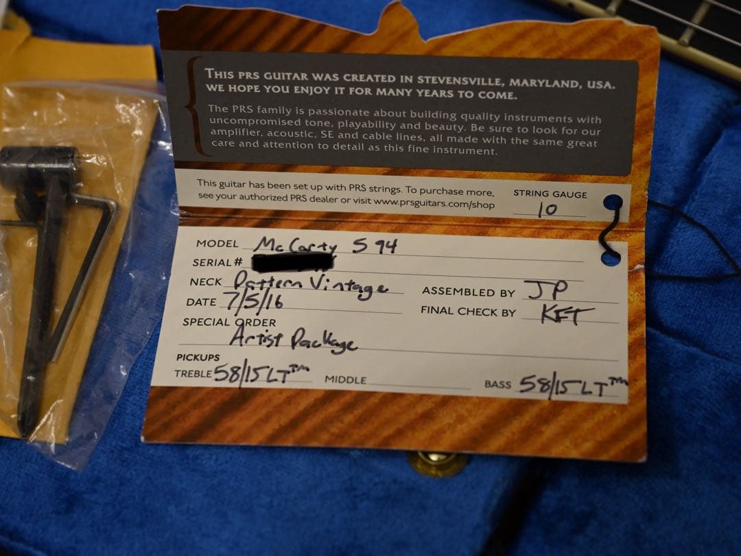 ギター Paul Reed Smith (PRS) McCarty 594 AP