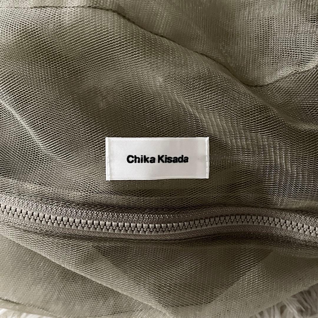 CHIKA KISADA チカキサダ　バッグ　チュールバッグ　グレー