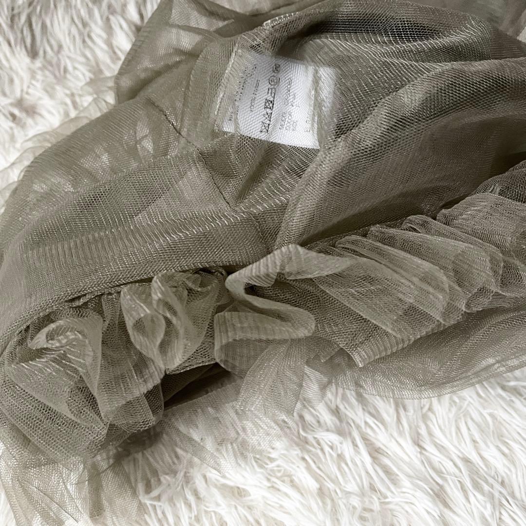 CHIKA KISADA チカキサダ　バッグ　チュールバッグ　グレー