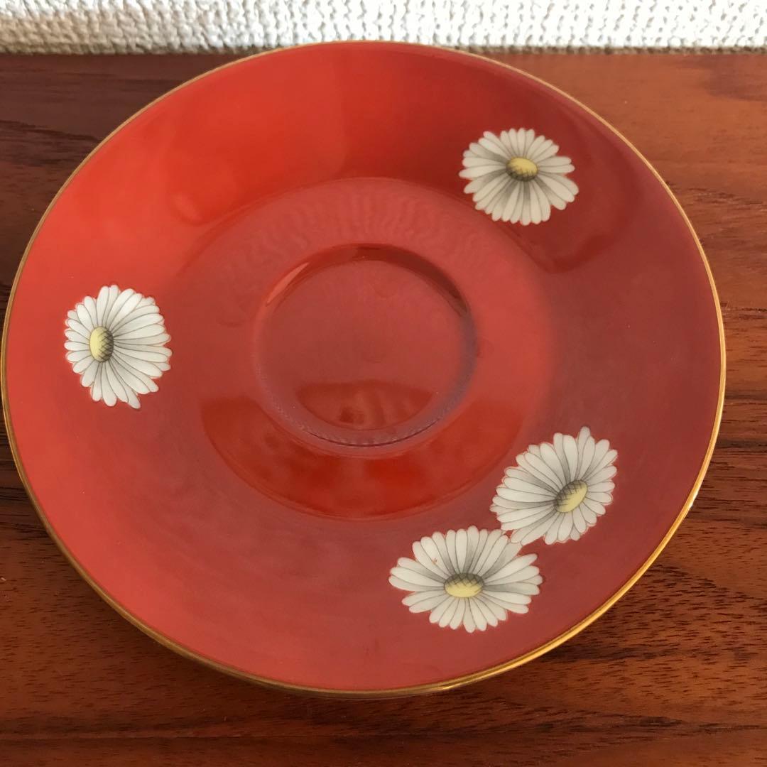 プレミアノリタケ 赤菊 カップ&ソーサー