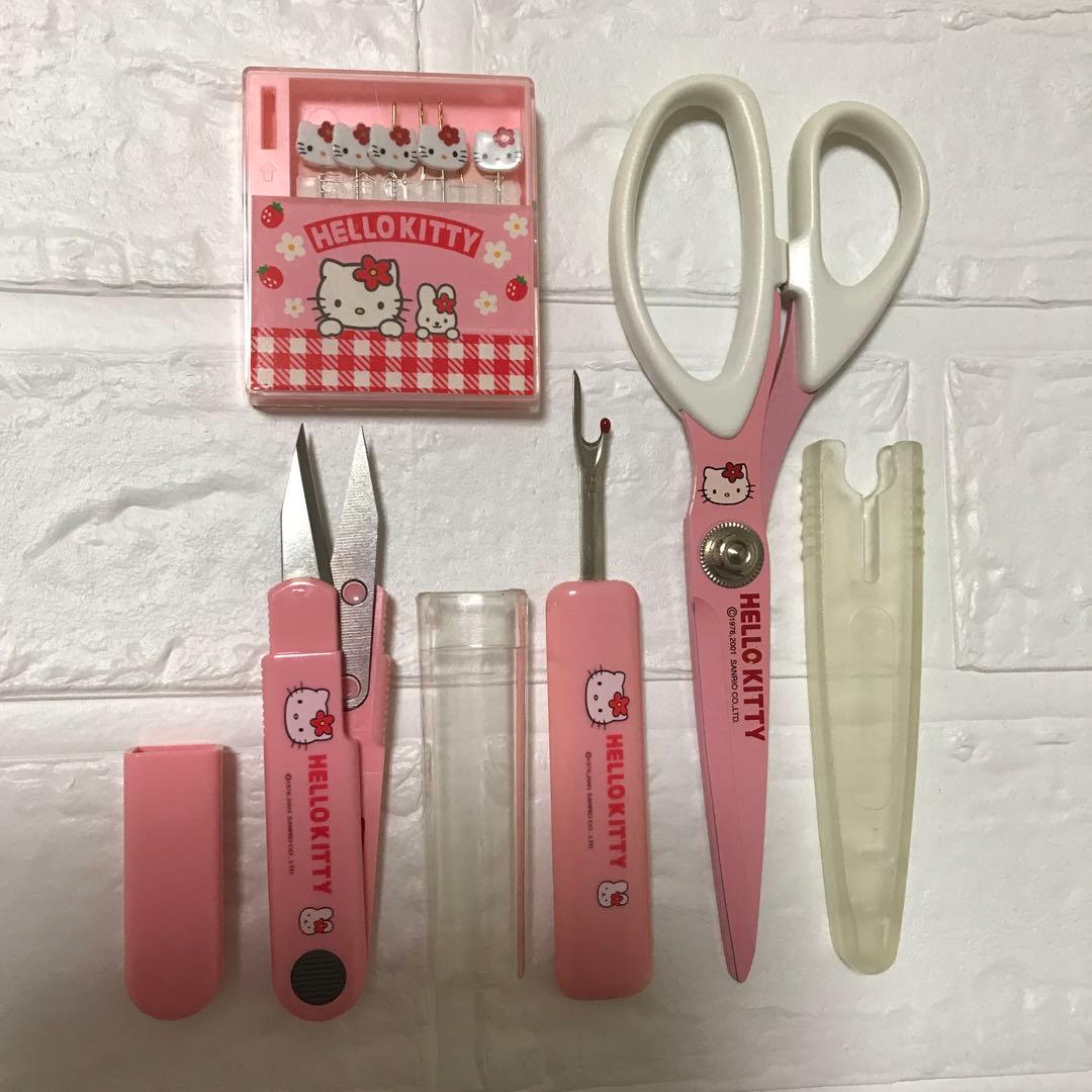 Sanrio HELLO KITTY 紙切り用 ハローキティ ピンキングハサミ ハロー