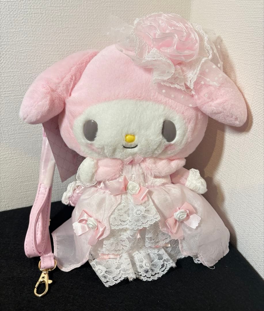 新品 レディマイメロディ ぬいぐるみショルダーバッグ ポシェット