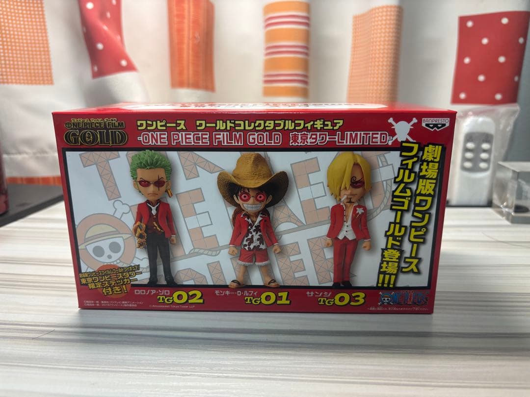 ONE PIECE FILM GOLD 東京ワンピースタワー ルフィゾロサンジ