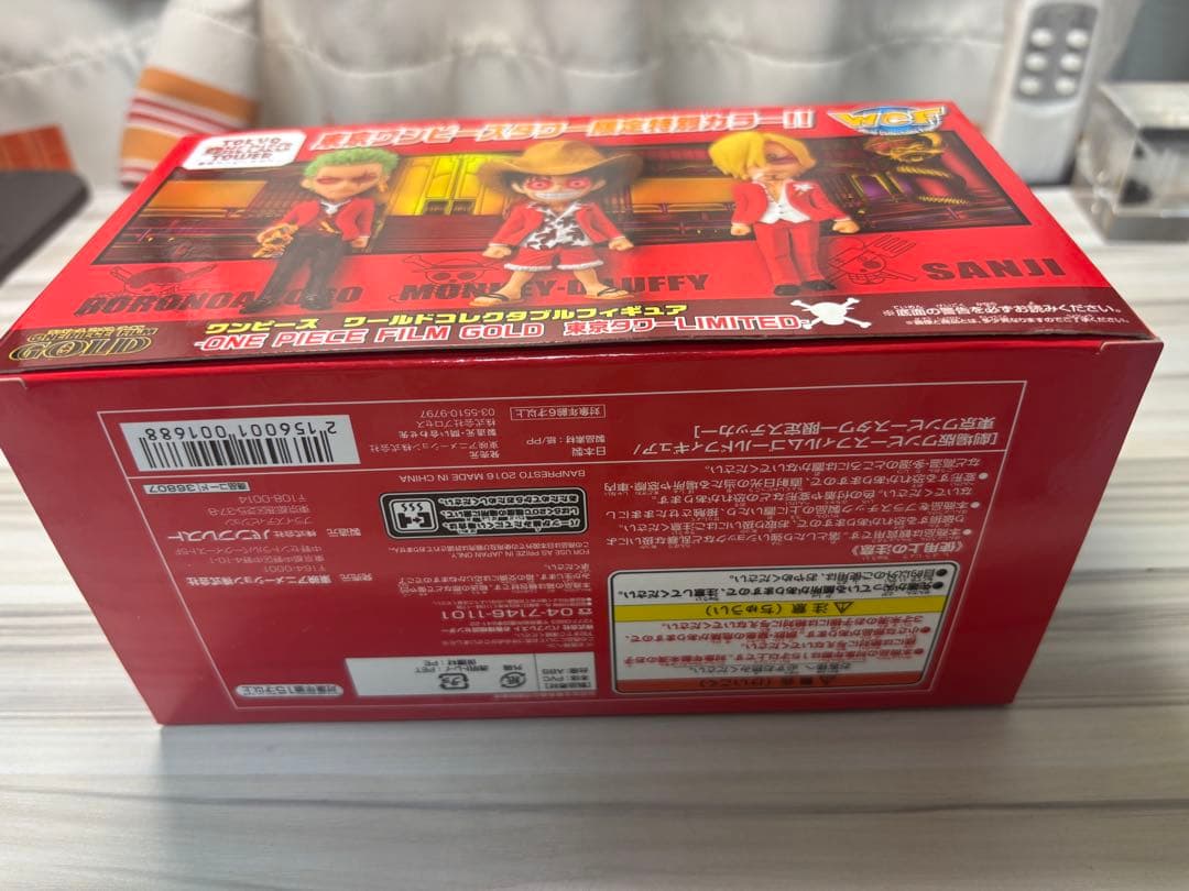 ONE PIECE FILM GOLD 東京ワンピースタワー ルフィゾロサンジ