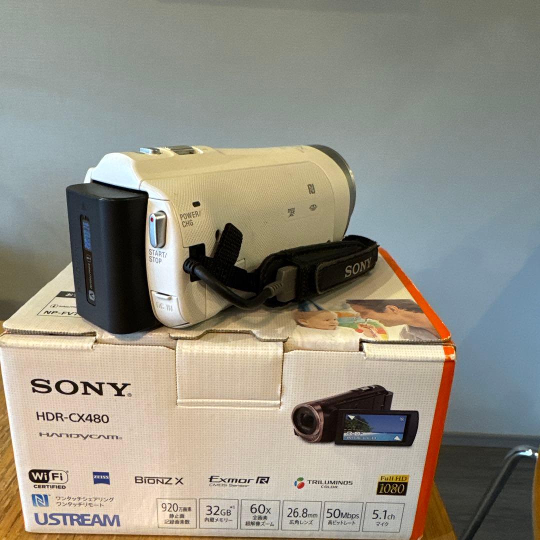 【美品】SONY HDR-CX480 ビデオカメラ 本体