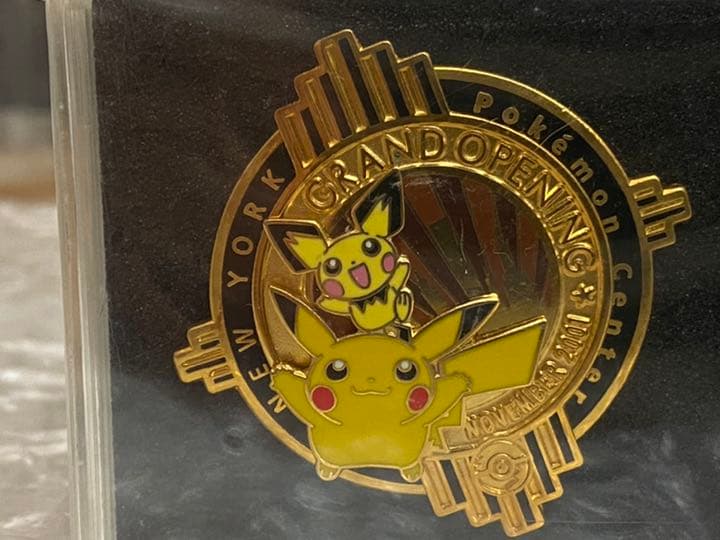 奇跡の未開封】911WTC NYポケモンセンターオープン記念ピンバッジ