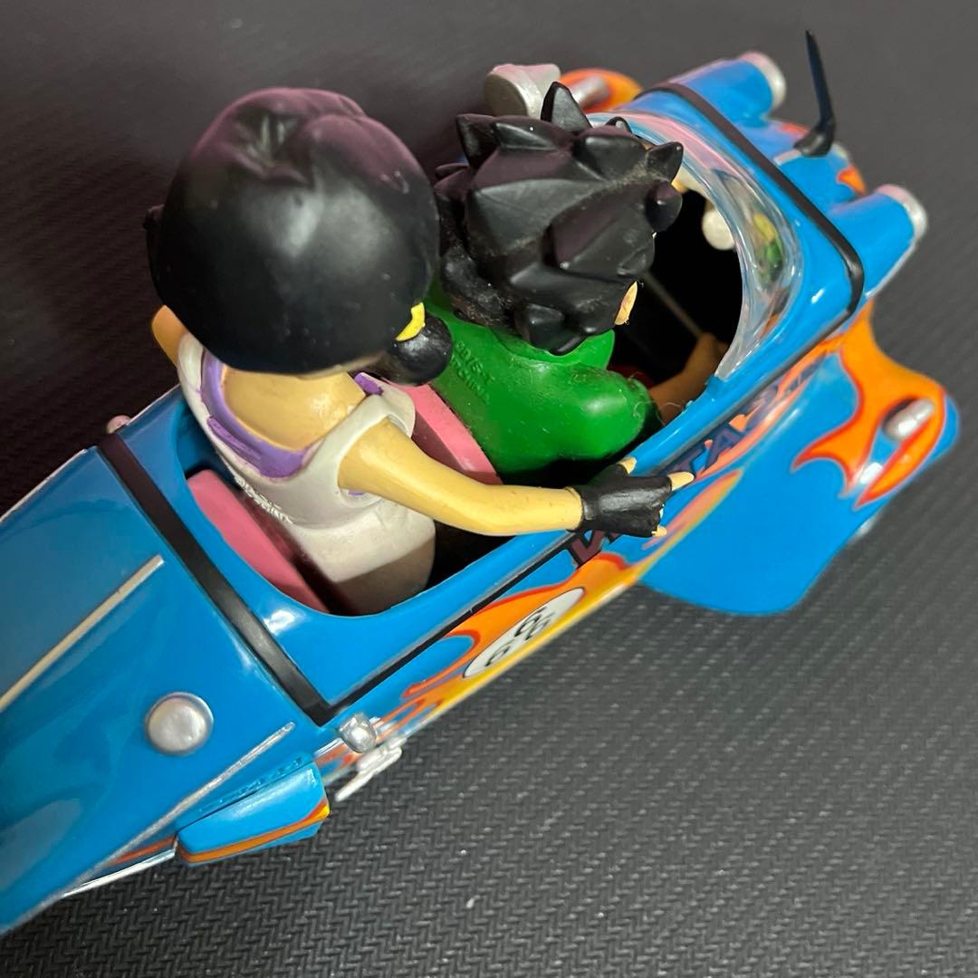 ドラゴンボールフィギュア 孫悟飯&ビーデル 車 フィギュア レア レトロ