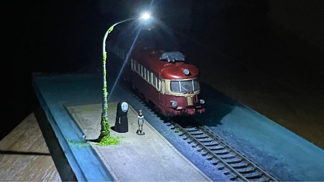 千と千尋の神隠し風　海原鉄道　ジオラマ
