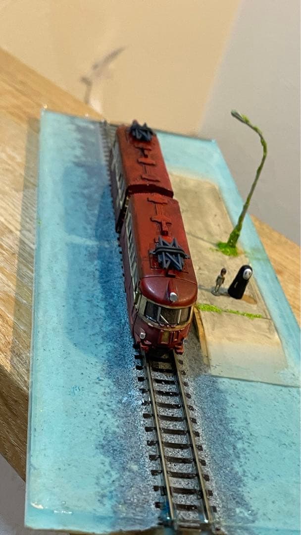 アシタカ様千と千尋の神隠し風 海原鉄道 ジオラマ - メルカリ