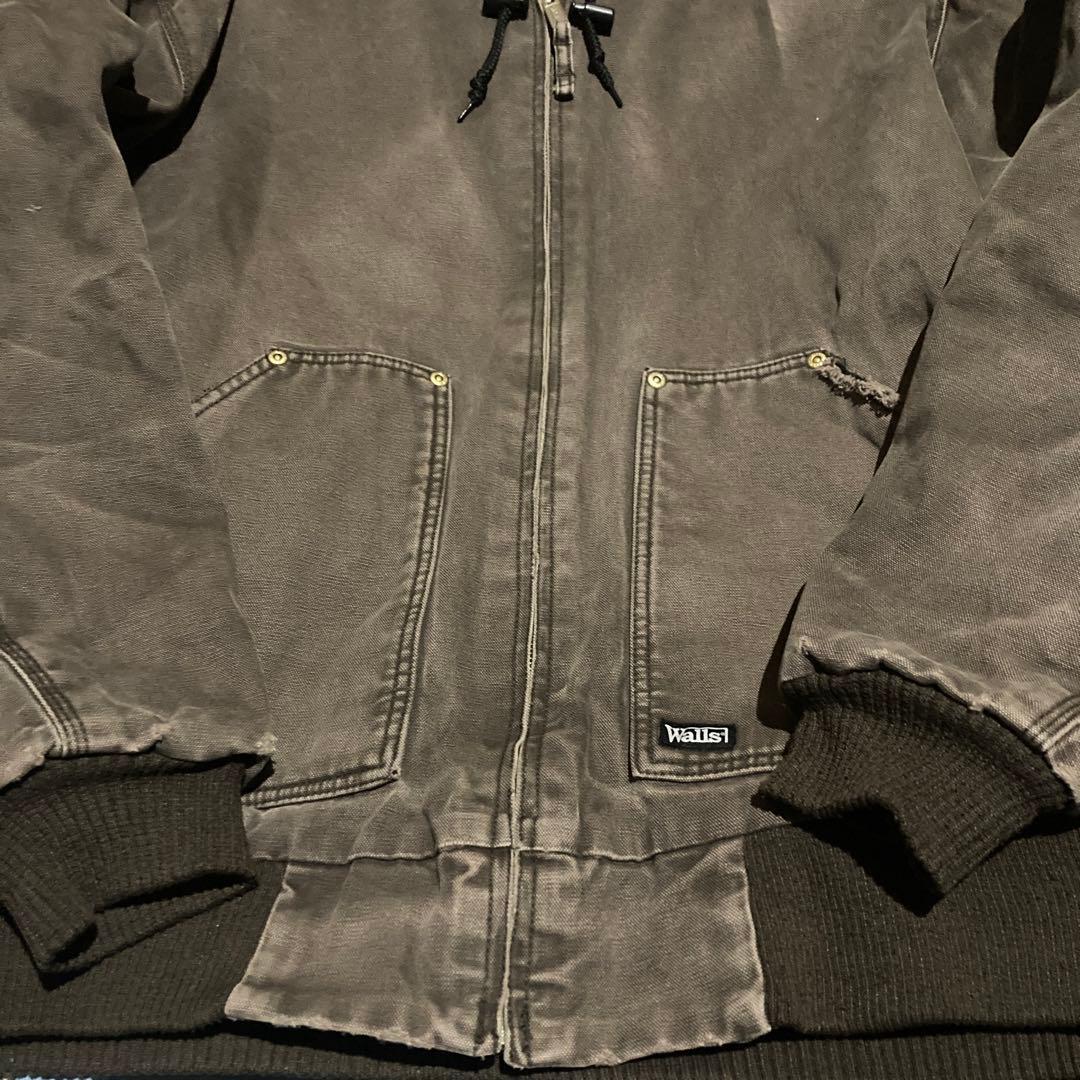 Wallsアクティブジャケット ダックパーカー フェード 雰囲気系