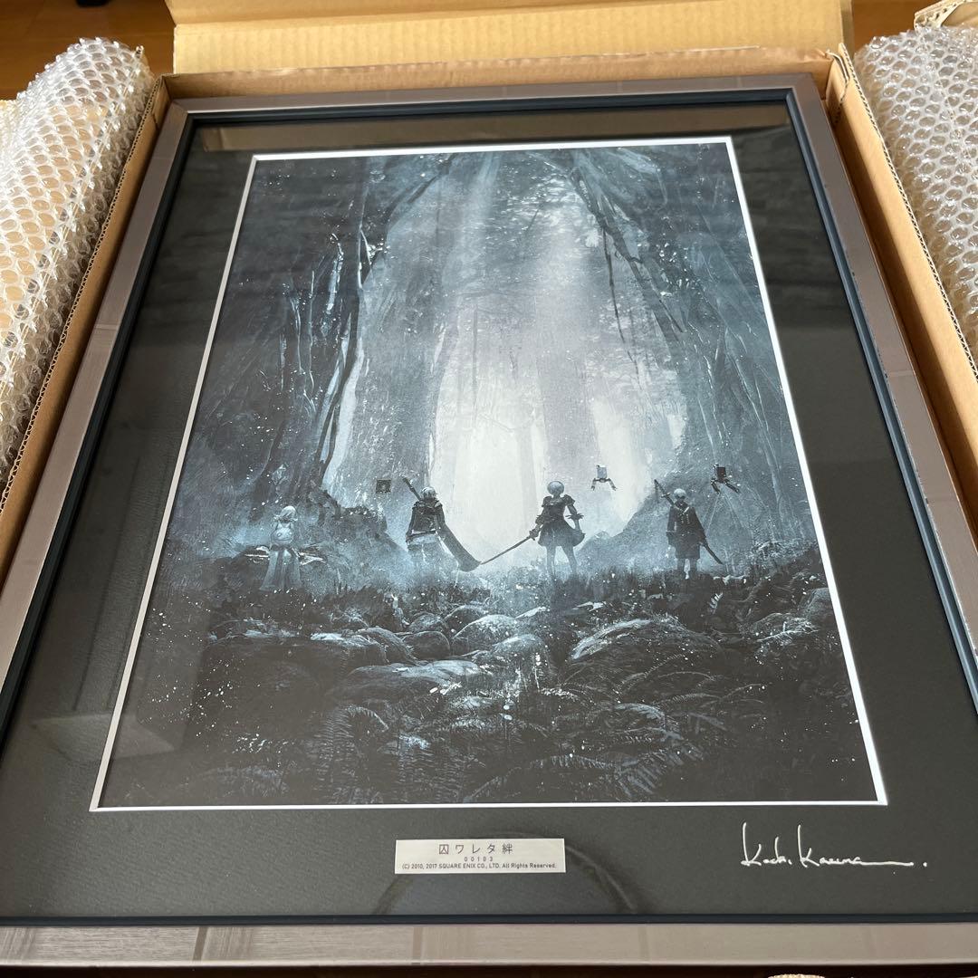 NieR Art 高精彩アート　ニーア　複製原画 ニーアオートマタ 額装付き高精彩アート NieR Art スクウェア