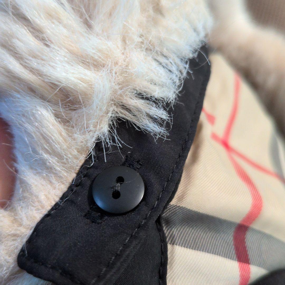 BURBERRY ブラックダウンコート フード付き　取り外し可能