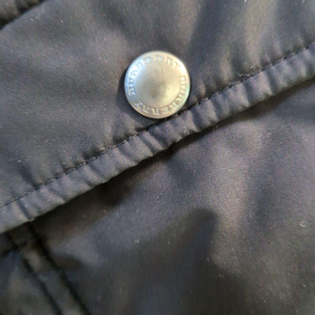 BURBERRY ブラックダウンコート フード付き　取り外し可能