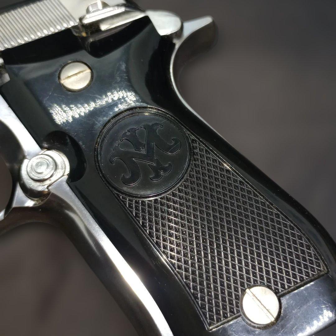 モデルガン マルシン M84 シルバーABS 中古　センターファイア